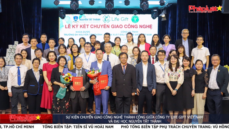 Chuyển giao công nghệ thành công giữa Công Ty Life Gift Việt Nam và Đại học Nguyễn Tất Thành