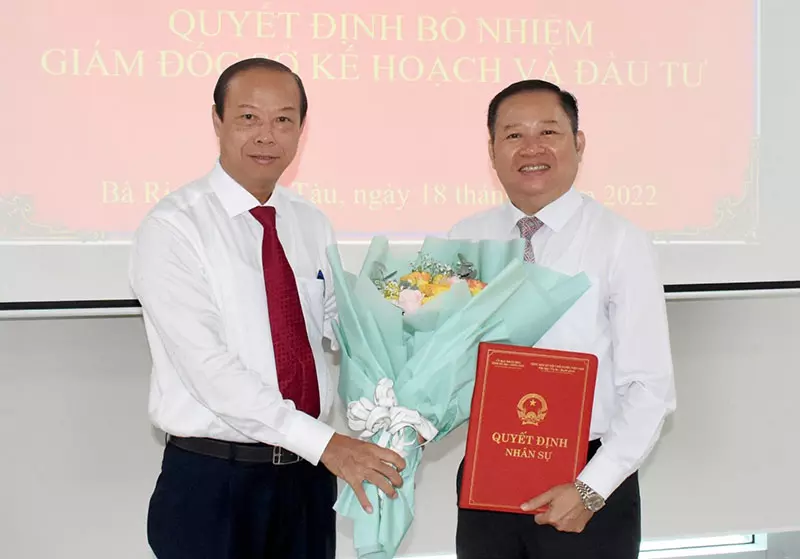 Bà Rịa – Vũng Tàu: Ông Lê Ngọc Linh giữ chức Giám đốc Sở KH-ĐT